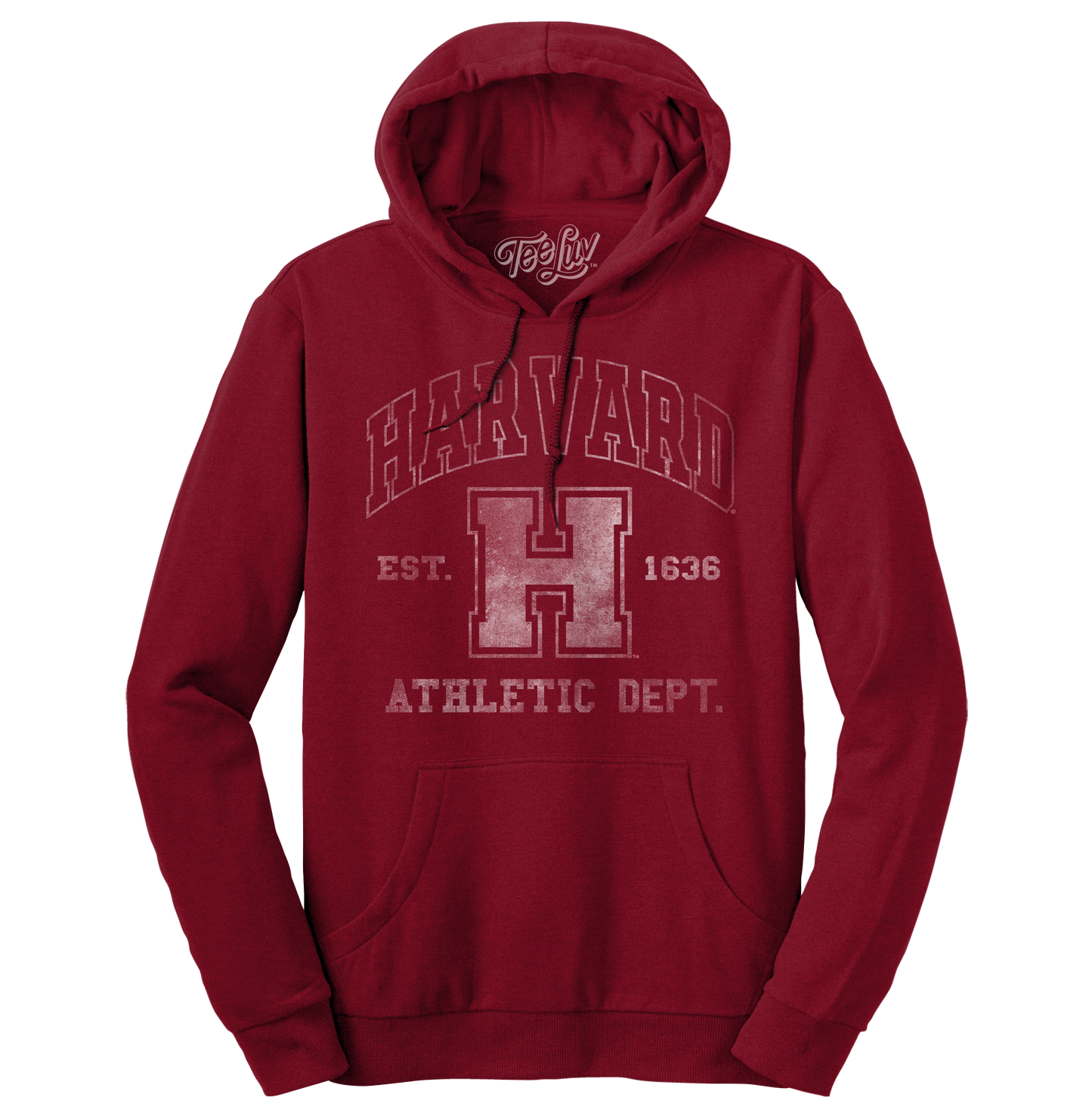 Harvard Athletic Department Pullover Hoodie – Crimson Heather