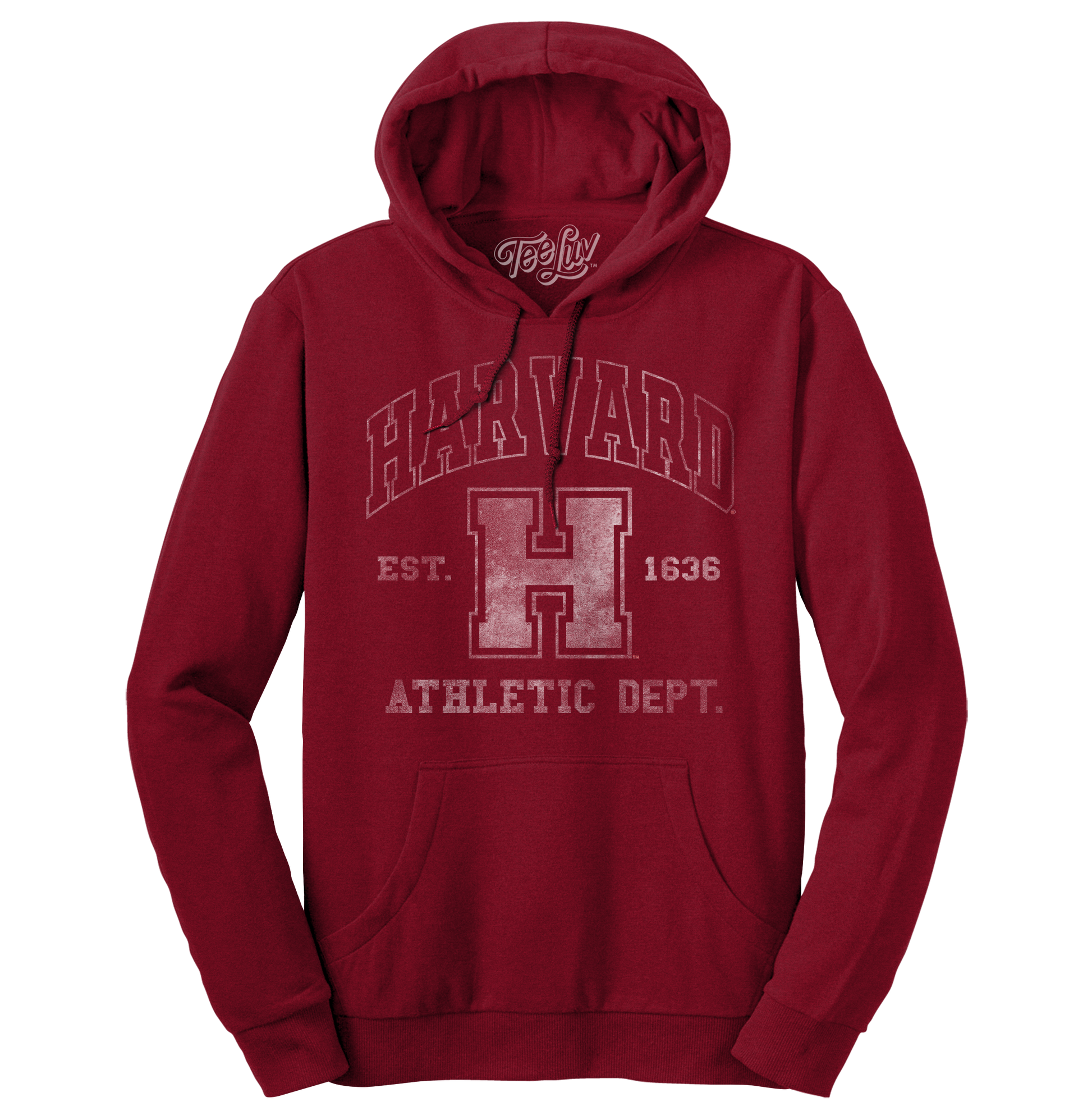Harvard Athletic Department Pullover Hoodie – Crimson Heather