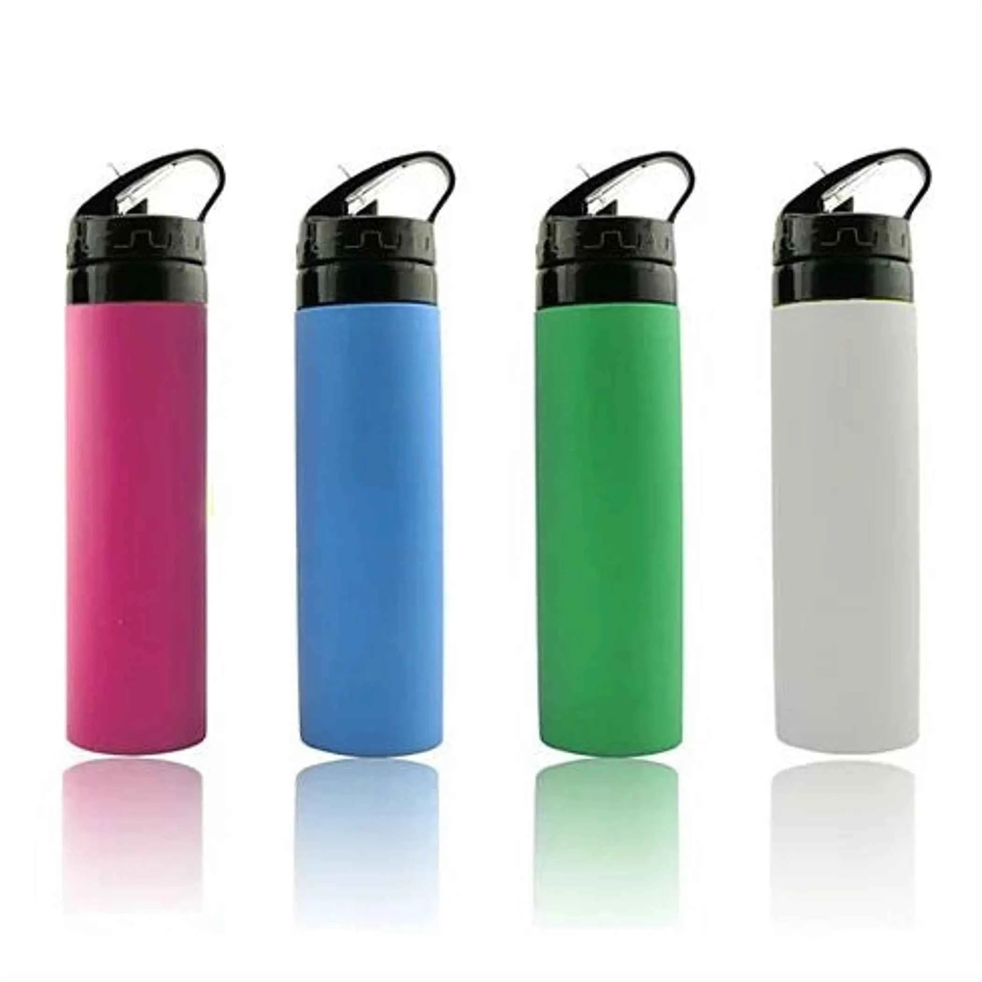 Sillymate Silicone Squeeze & Sip Water Bottle | 20oz Foldable | BPA-Free