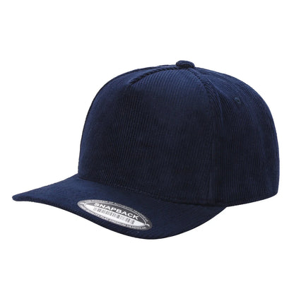 5-Panel Corduroy Snapback Cap | 12 Colors - Niksstuff