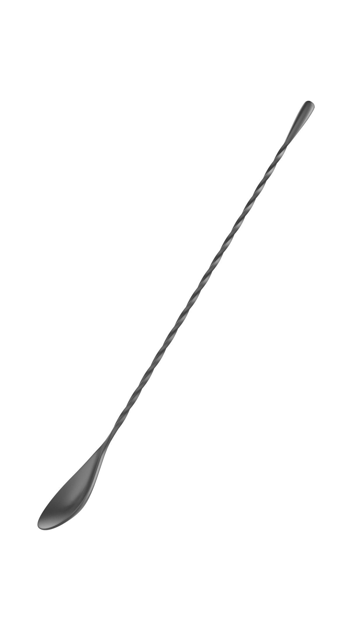 Cocktailier 12" Bar Spoon – Left Twist Black (Left-Handed)