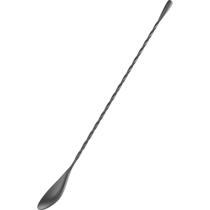 Cocktailier 12" Bar Spoon – Right Twist Black