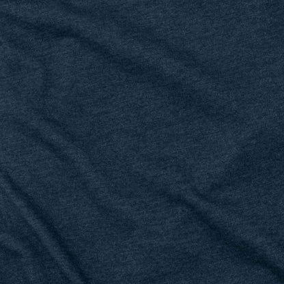 Navy heathered T-shirt fabric texture
