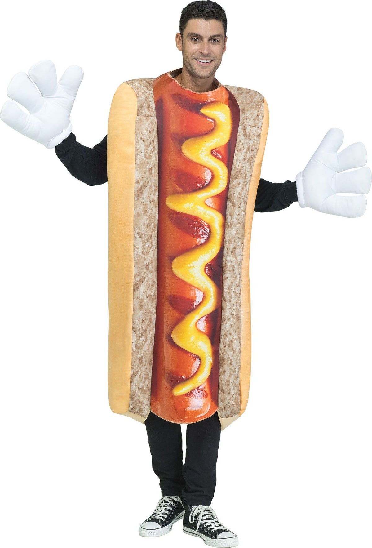 Photoreal Hot Dog Costume Tunic - Standard Size