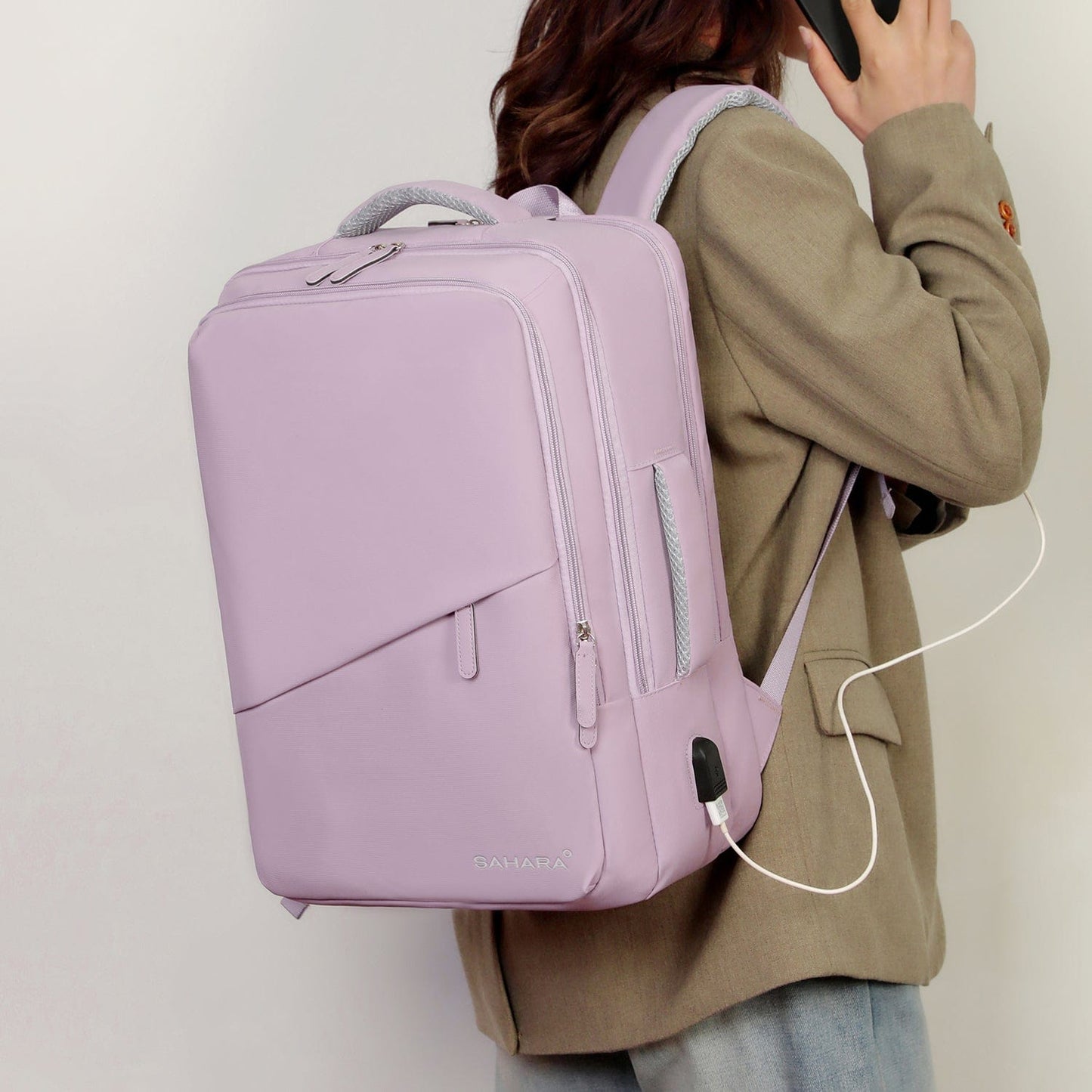 Sahara Voyager Travel Max Laptop Backpack | USB Charging | Fits up to 16" | 4 Colors