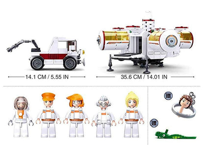 Space Colony Base Building Brick Kit (642 Pcs) - Niksstuff