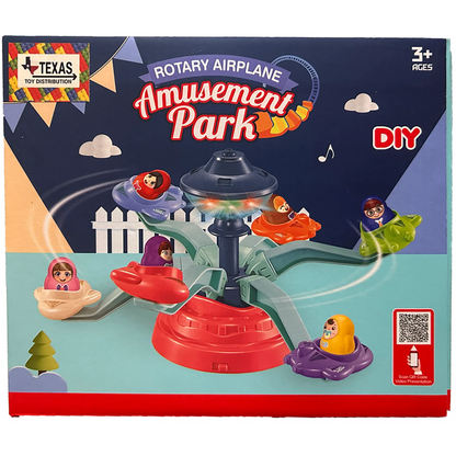 Rotating Airplane Carnival Toy with Lights and Music