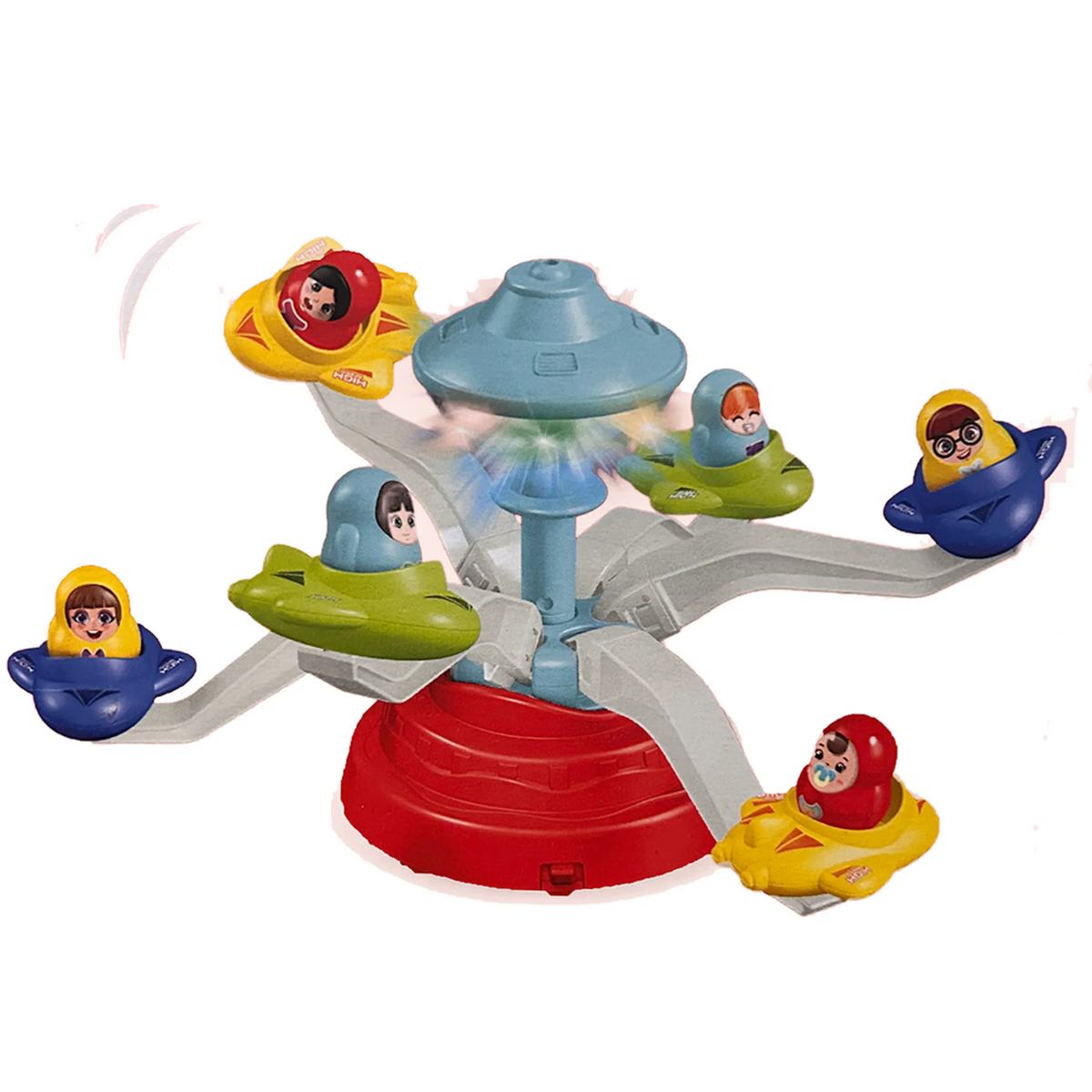 Rotating Airplane Amusement Park Toy with Lights and Music
