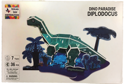 3D Dinosaur Foam Puzzle | EPS Foam | 6 Styles | T-Rex, Triceratops, Stegosaurus & More