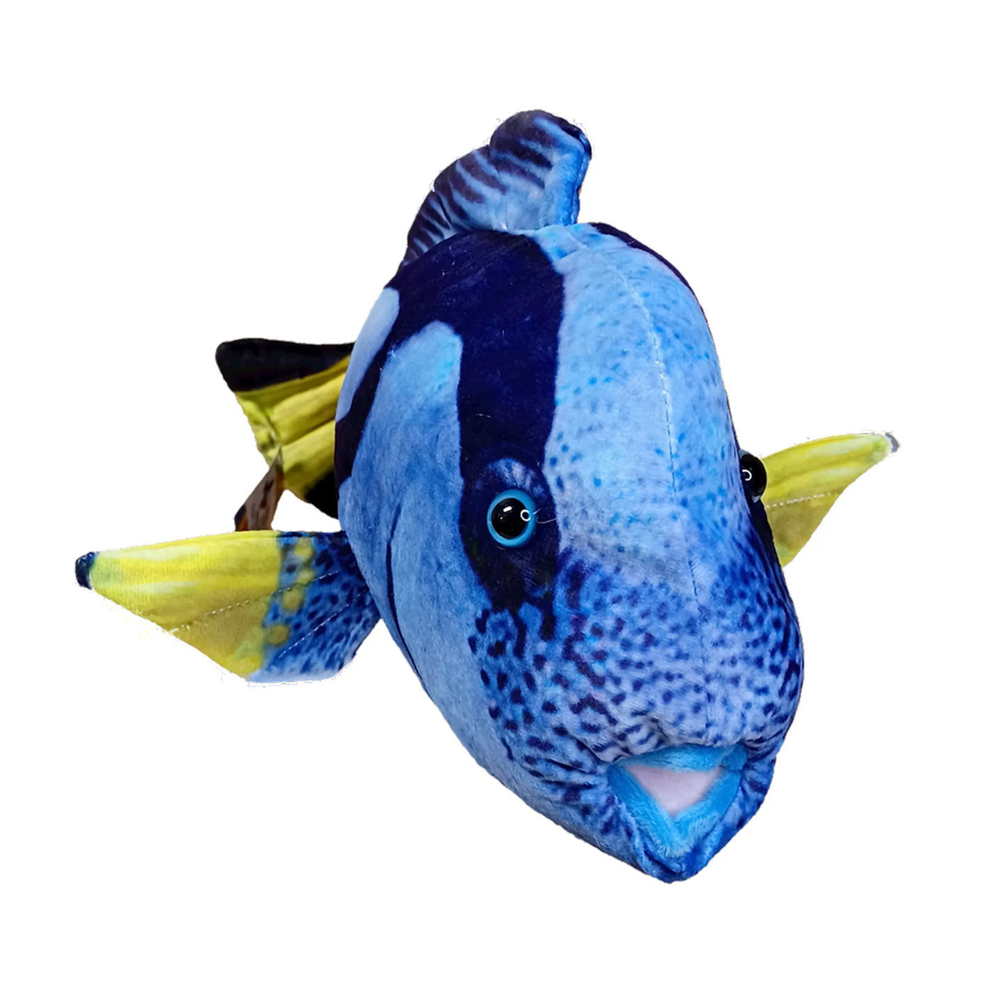 Blue Tang Fish Plush Stuffed Animal 16.5" by Texas Toy Distribution - Niksstuff