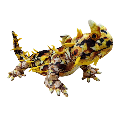 Horned Lizard Plush Stuffed Animal | 21.65" | Spiky Realistic Detail | Desert Wildlife Toy
