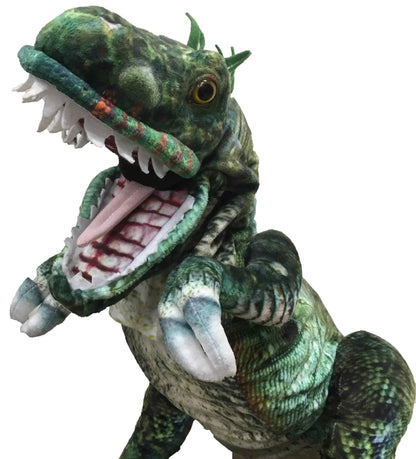 "Rizzo" Dinosaur Plush Hand Puppet | 35" | Giant Animated Puppet | Storytelling & Performance Toy