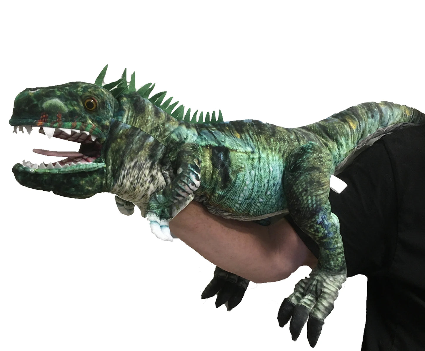"Rizzo" Dinosaur Plush Hand Puppet | 35" | Giant Animated Puppet | Storytelling & Performance Toy
