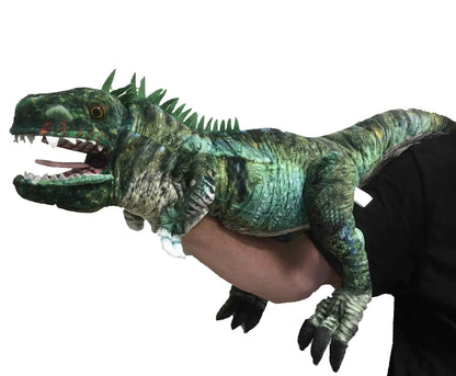 "Rizzo" Dinosaur Plush Hand Puppet | 35" | Giant Animated Puppet | Storytelling & Performance Toy