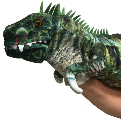 "Rizzo" Dinosaur Plush Hand Puppet | 35" | Giant Animated Puppet | Storytelling & Performance Toy