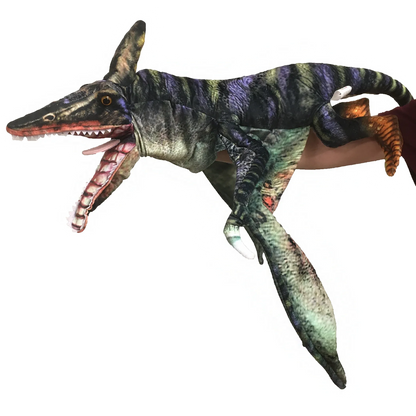 Pterosaur Plush Hand Puppet | 40" Wingspan | Wire-Supported Wings | Dinosaur Puppet Toy
