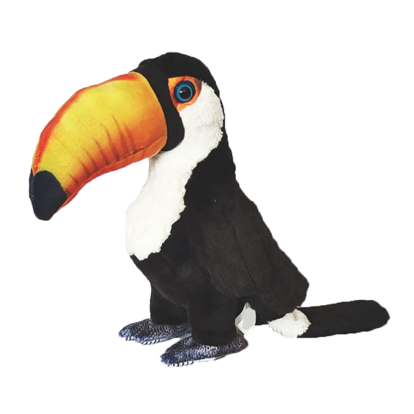Toucan Plush Stuffed Animal | 12" | Colorful Beak & Feather Detail | Tropical Bird Toy