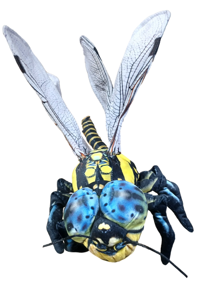 Dragonfly Plush Stuffed Animal | 21.65" | Big Eyes & Detailed Wings | Insect Wildlife Toy