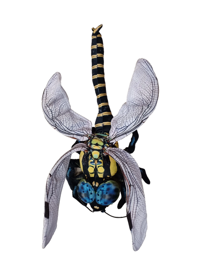 Dragonfly Plush Stuffed Animal | 21.65" | Big Eyes & Detailed Wings | Insect Wildlife Toy