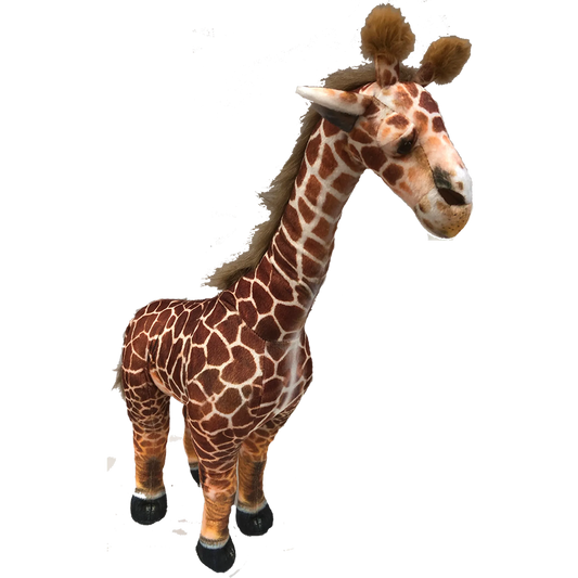 Rothschild's Giraffe Plush Stuffed Animal | 23.6" Tall | Realistic Detail | Zoo Wildlife Toy