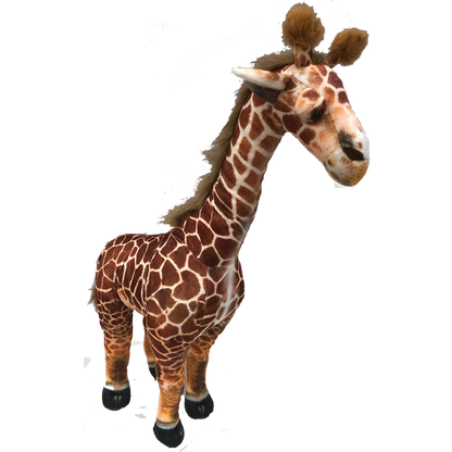 Rothschild's Giraffe Plush Stuffed Animal | 23.6" Tall | Realistic Detail | Zoo Wildlife Toy