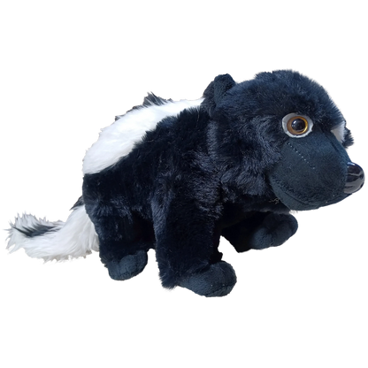 Skunk Plush Stuffed Animal | 19.7" | Realistic Stripe Detail | Wildlife Toy