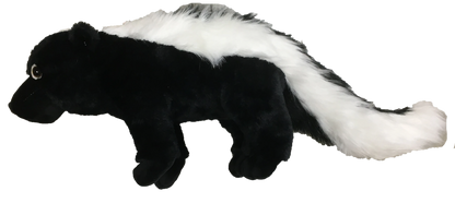 Skunk Plush Stuffed Animal | 19.7" | Realistic Stripe Detail | Wildlife Toy