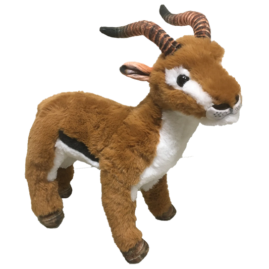 Gazelle Plush Stuffed Animal | 12" | Realistic African Wildlife Toy