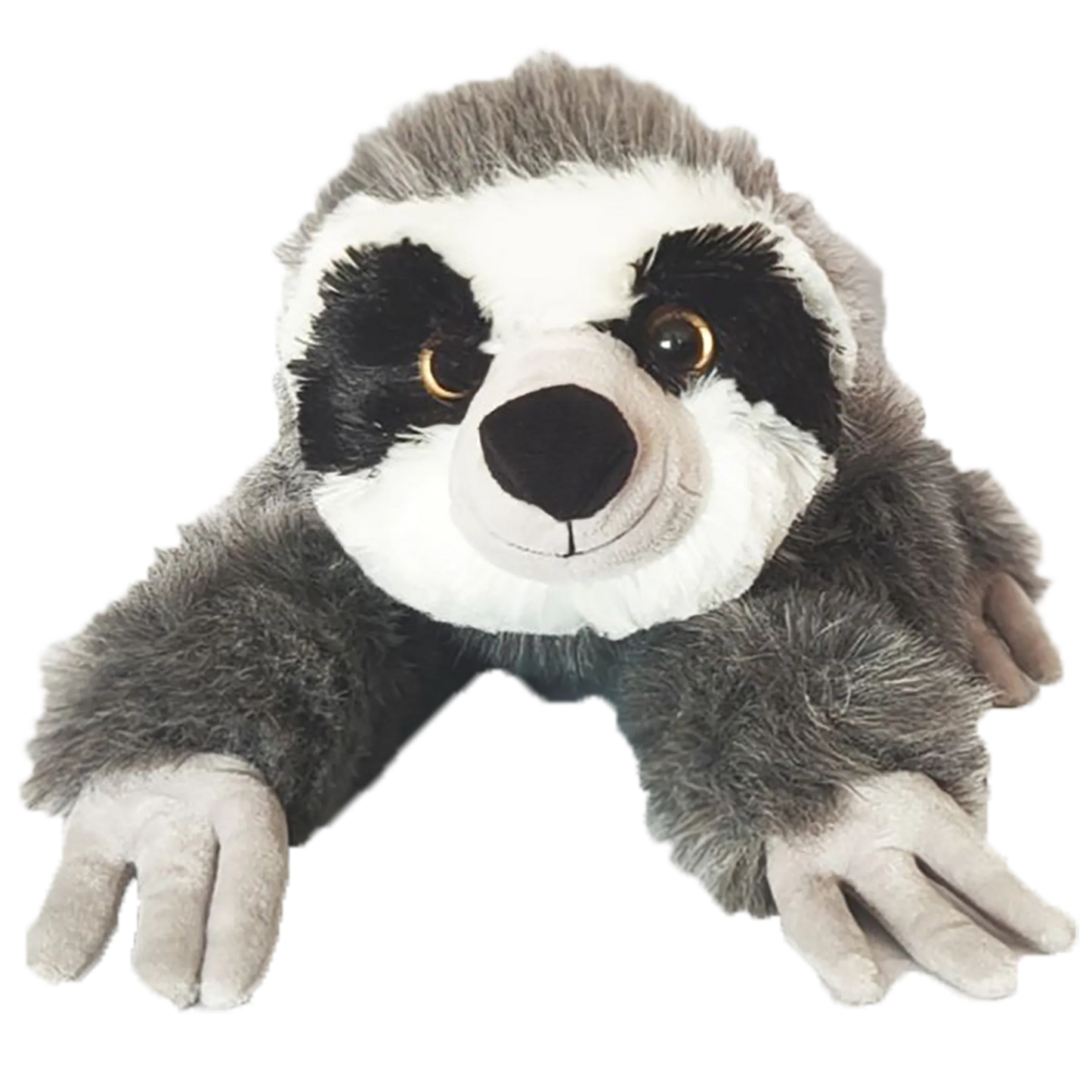 Three-Toed Sloth Plush Stuffed Animal | 15.75" | Dense Hair Texture | Realistic Wildlife Toy