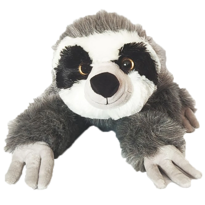 Three-Toed Sloth Plush Stuffed Animal | 15.75" | Dense Hair Texture | Realistic Wildlife Toy
