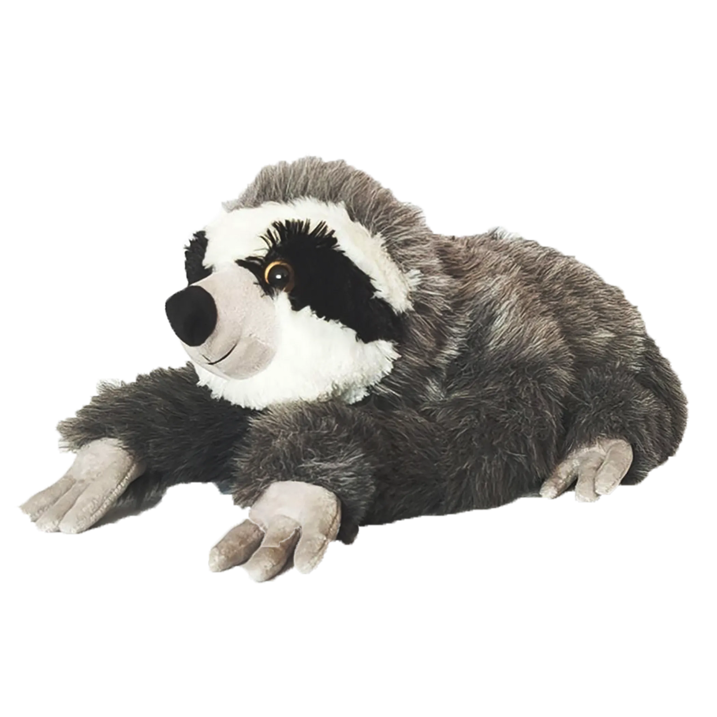 Three-Toed Sloth Plush Stuffed Animal | 15.75" | Dense Hair Texture | Realistic Wildlife Toy
