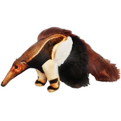 Giant Anteater Plush Stuffed Animal | 21.65" | Realistic Hair & Patterned Fabric