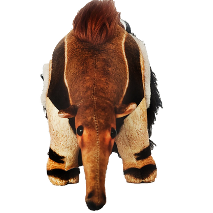 Giant Anteater Plush Stuffed Animal | 21.65" | Realistic Hair & Patterned Fabric - Niksstuff