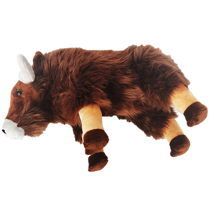 Musk Ox Plush Stuffed Animal | 12" | Dense Hair Texture | Arctic Wildlife Toy