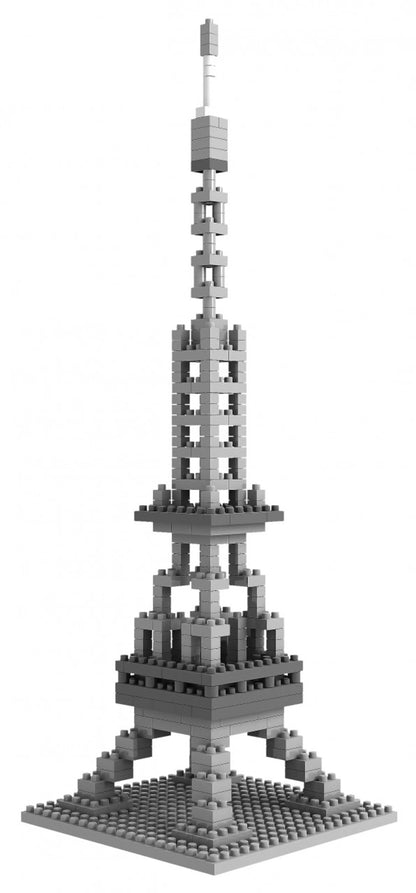 LOZ Micro Block Eiffel Tower Building Set – 280 Pieces | Ages 9+ | Paris Landmark