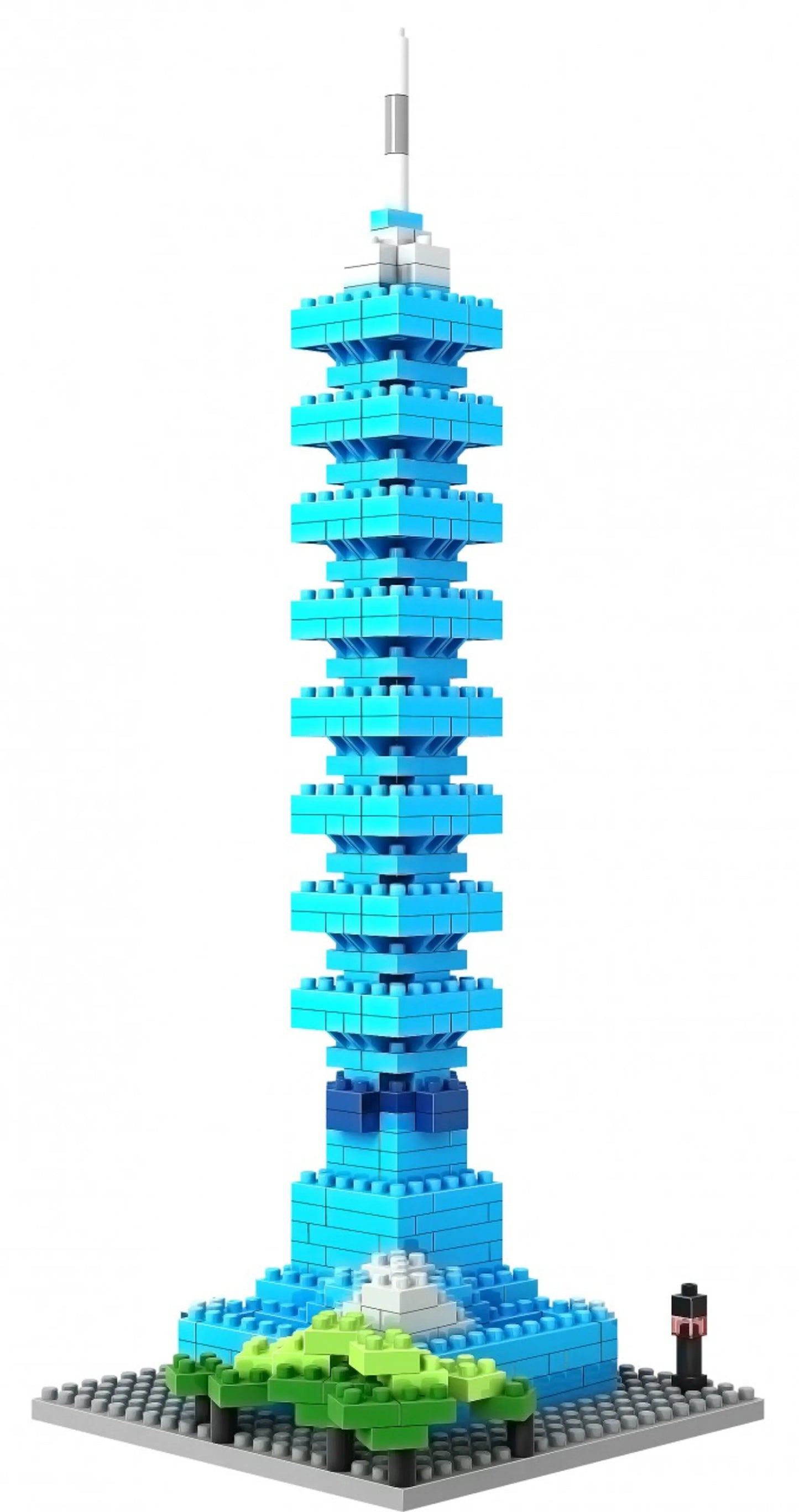 LOZ Micro Block Taipei 101 Building Set – 390 Pieces | Ages 9+ | Taiwan Landmark
