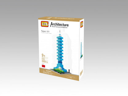 LOZ Micro Block Taipei 101 Building Set – 390 Pieces | Ages 9+ | Taiwan Landmark
