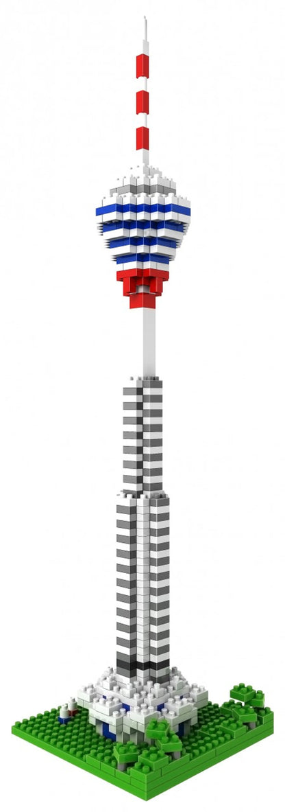 LOZ Micro Block Kuala Lumpur Tower Building Set – 550 Pieces | Ages 9+ | Malaysia Landmark