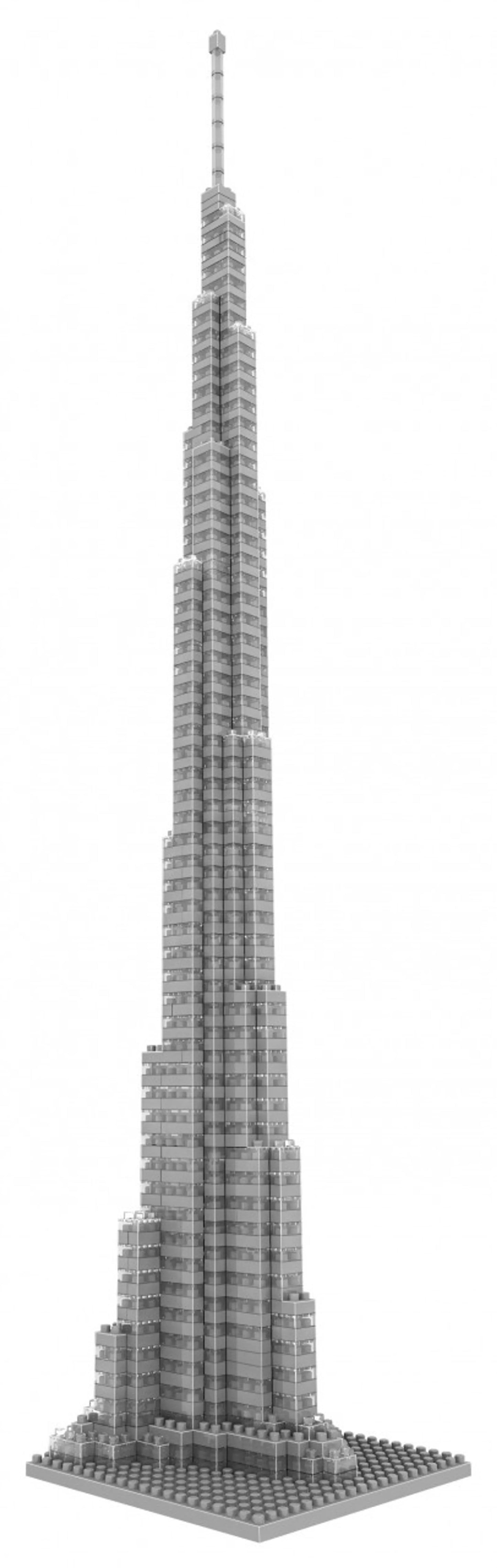 LOZ Micro Block Burj Khalifa Building Set – 900 Pieces | Ages 9+ | Dubai Landmark