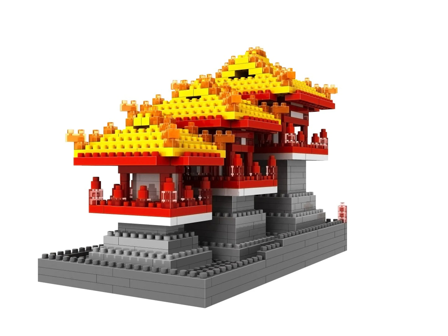 LOZ Micro Block Daming Palace Building Set – 740 Pieces | Ages 9+ | Tang Dynasty China Landmark