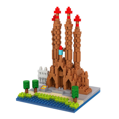 LOZ Micro Block Sagrada Família Building Set – 470 Pieces | Ages 14+ | Barcelona Landmark
