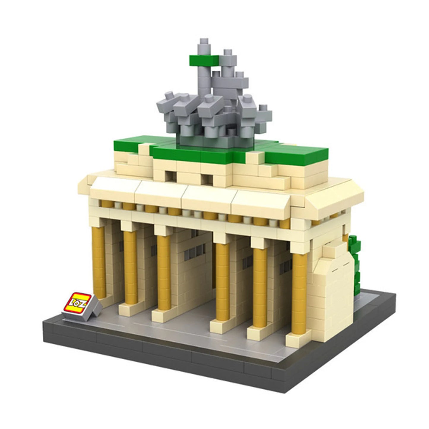 LOZ Micro Block Brandenburg Gate Building Set – 560 Pieces | Ages 14+ | Berlin Landmark