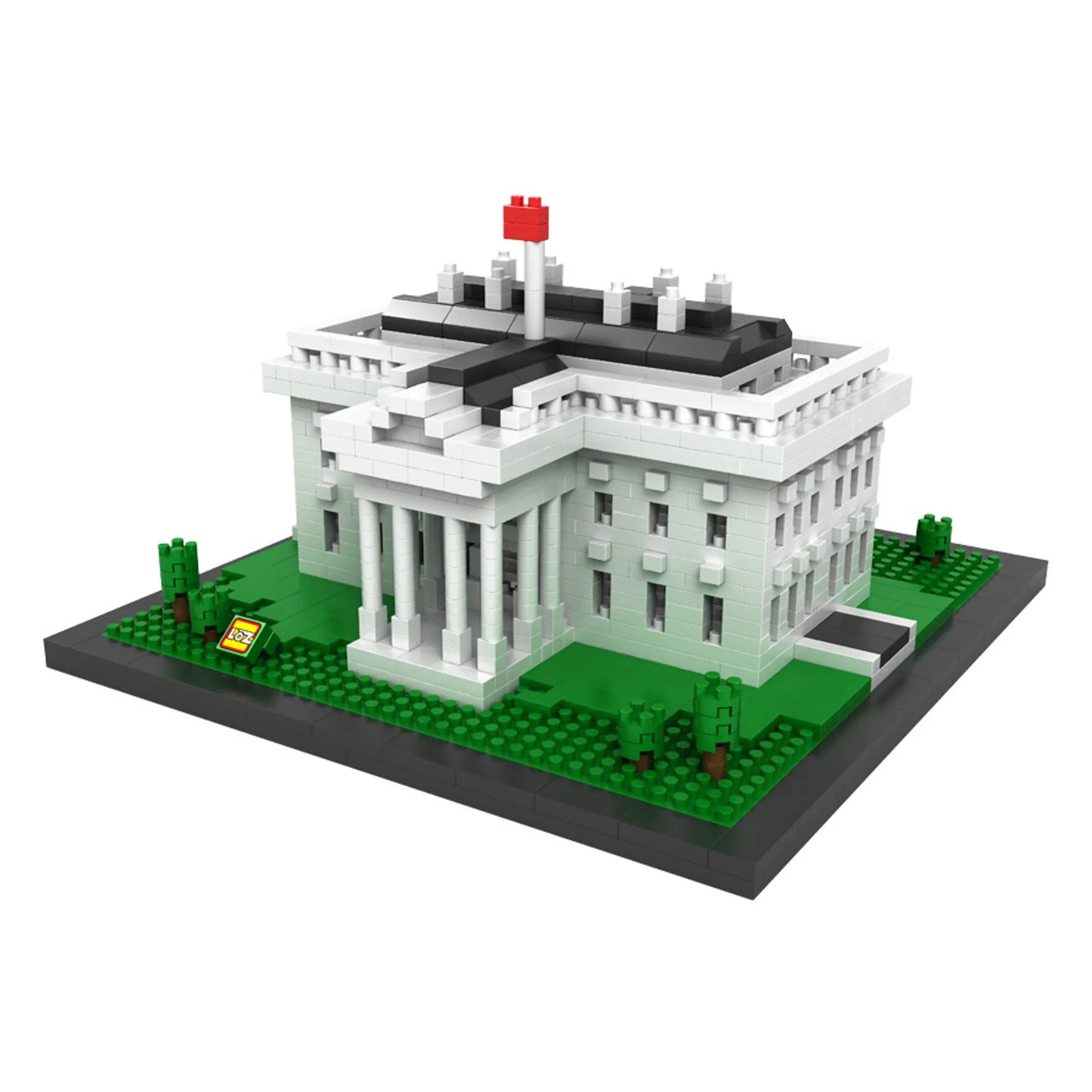 LOZ Micro Block White House Building Set – 1,170 Pieces | Ages 14+ | Washington DC Landmark