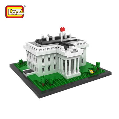 LOZ Micro Block White House Building Set – 1,170 Pieces | Ages 14+ | Washington DC Landmark