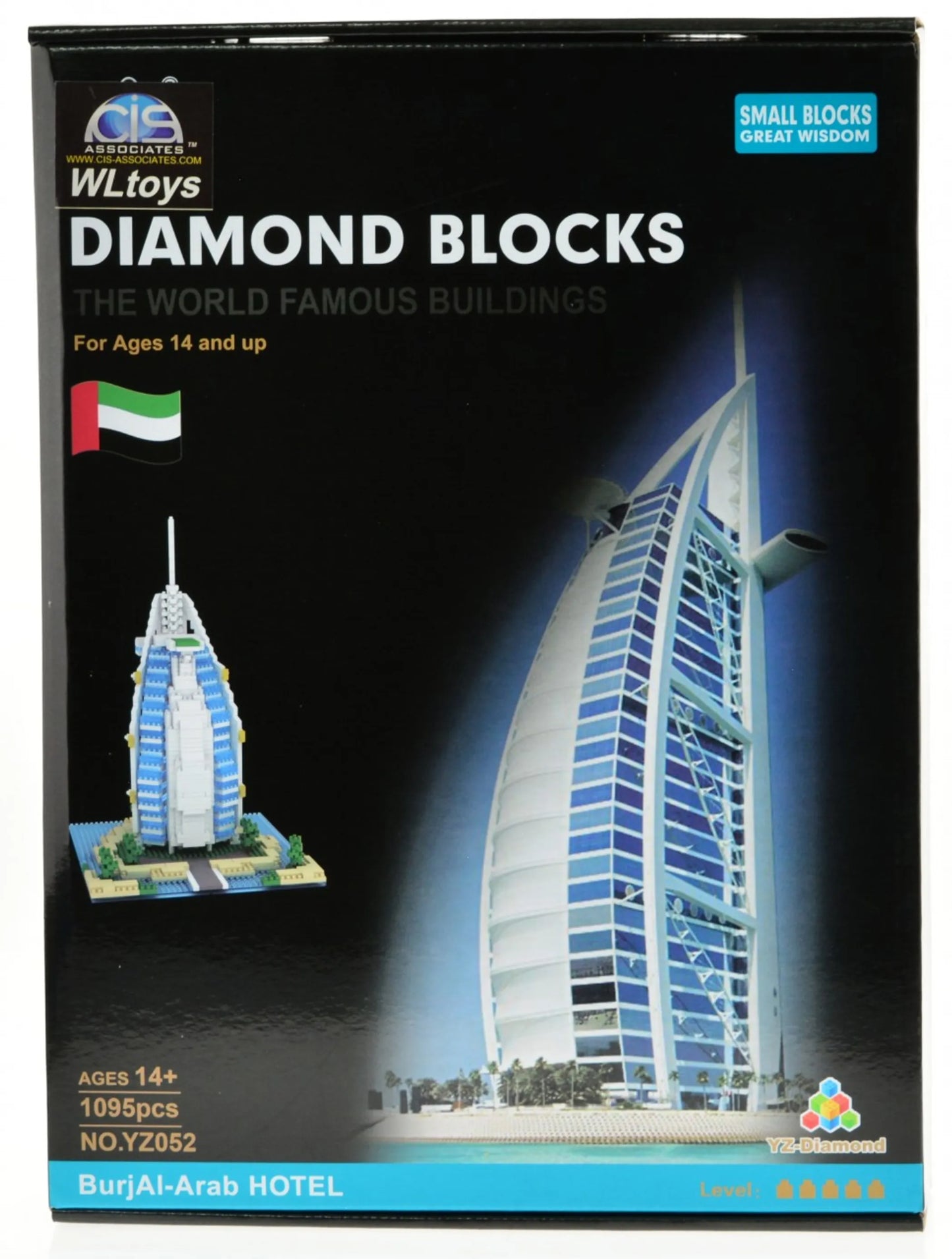 Burj Al Arab Hotel Micro Block Building Set — 1,095 Pieces | Ages 10+