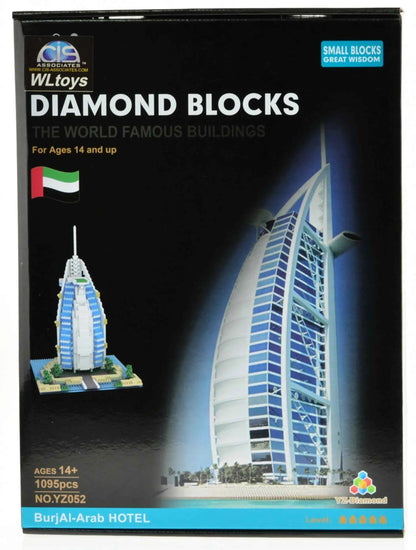Burj Al Arab Hotel Micro Block Building Set — 1,095 Pieces | Ages 10+