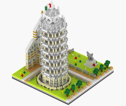 Leaning Tower of Pisa Micro Block Building Set — 1,944 Pieces | Ages 10+