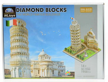 Leaning Tower of Pisa Micro Block Building Set — 1,944 Pieces | Ages 10+