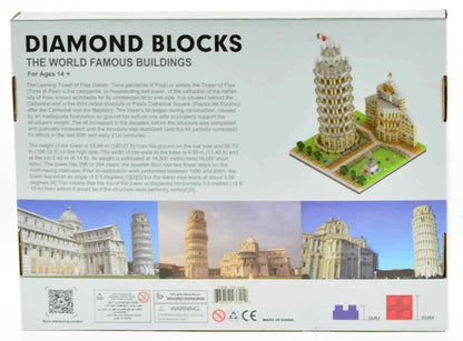 Leaning Tower of Pisa Micro Block Building Set — 1,944 Pieces | Ages 10+