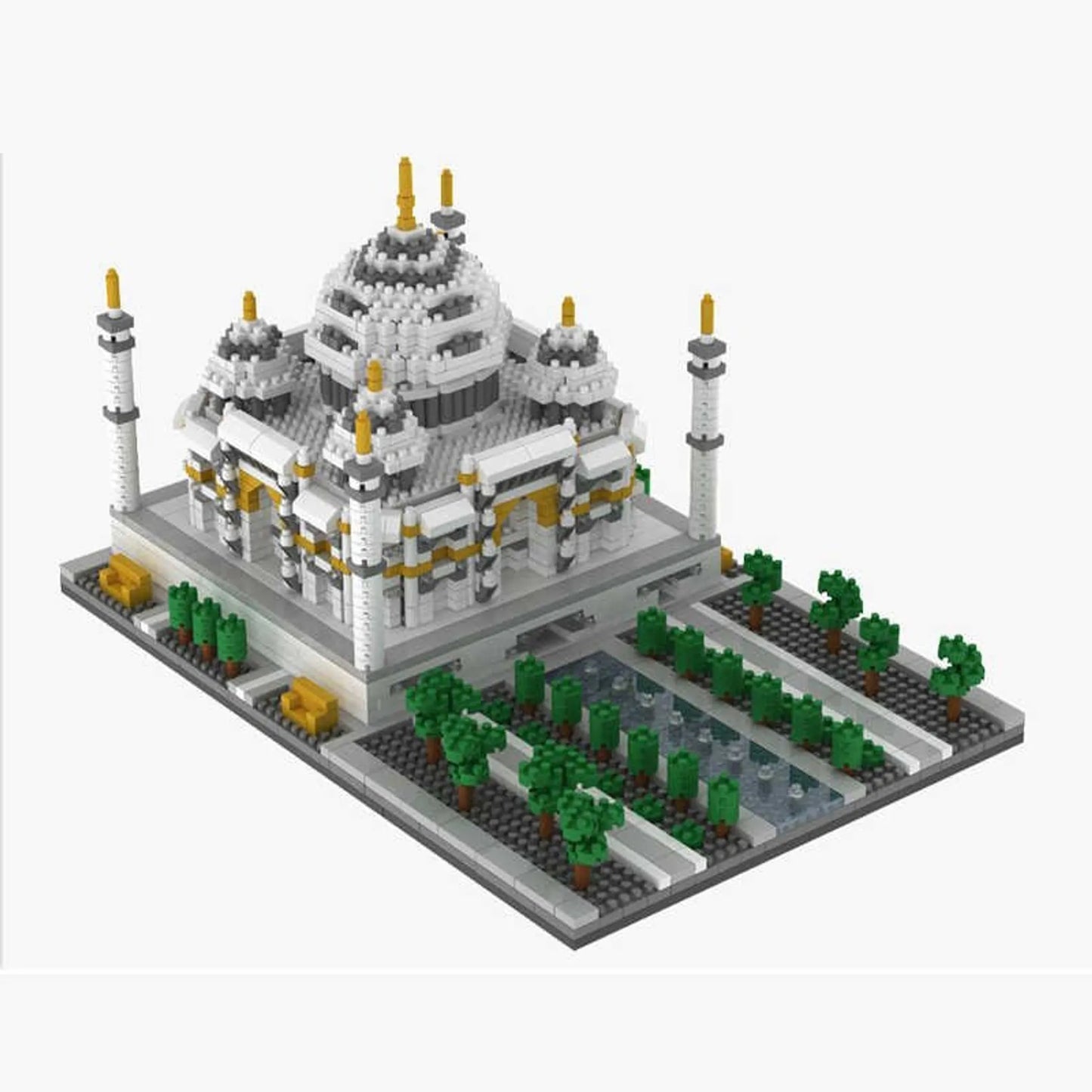Taj Mahal Micro Block Building Set — 2,169 Pieces | Ages 10+
